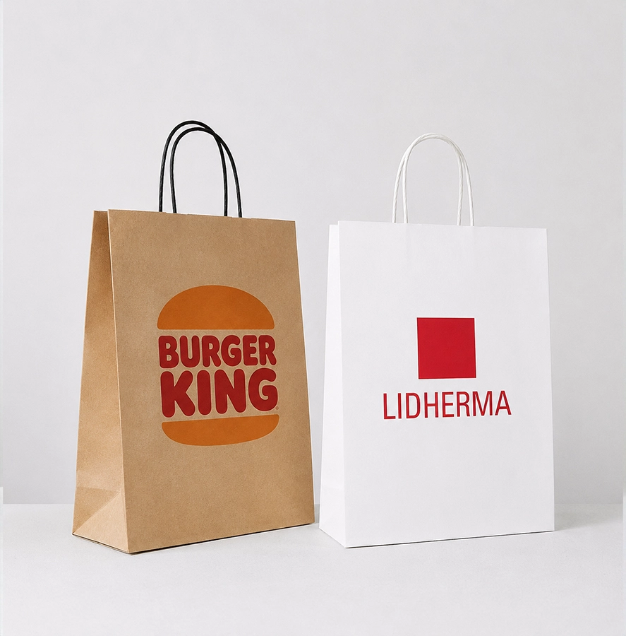 Bolsa Kraft o blanca - 18x8x25